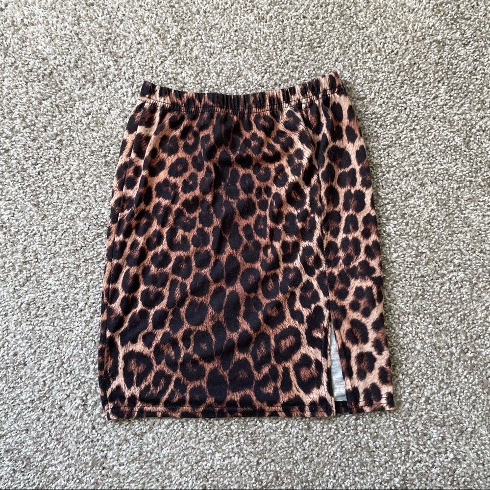 Cheetah Print Skirt